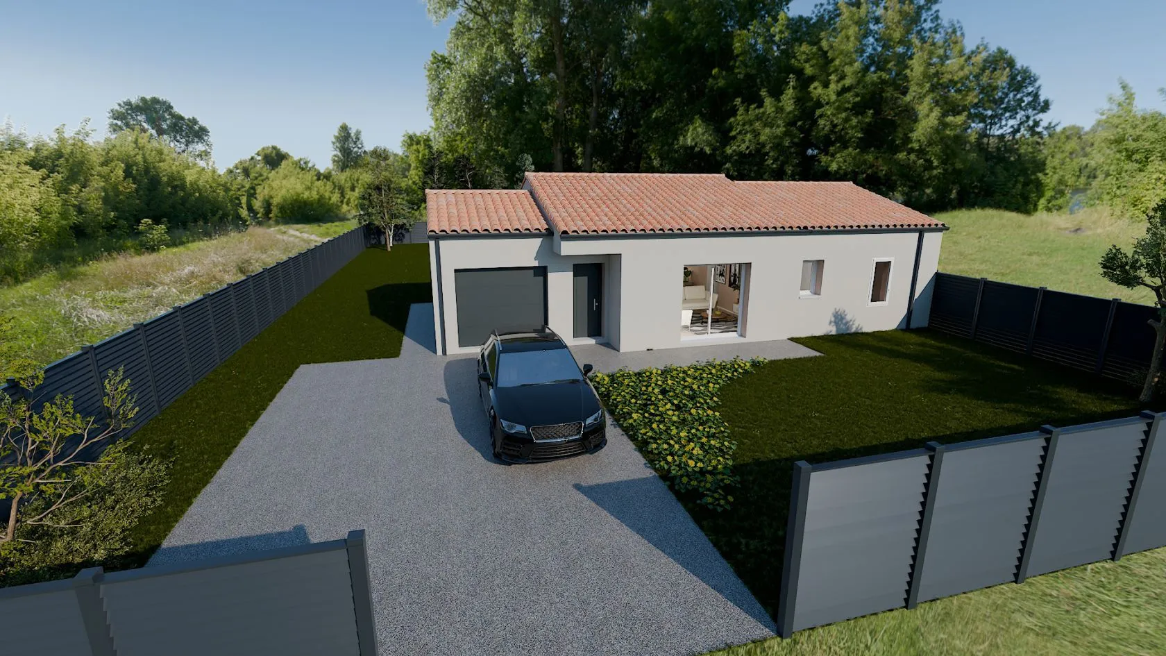 Maison neuve 88 m² à La Ferrière-en-Parthenay (79390)