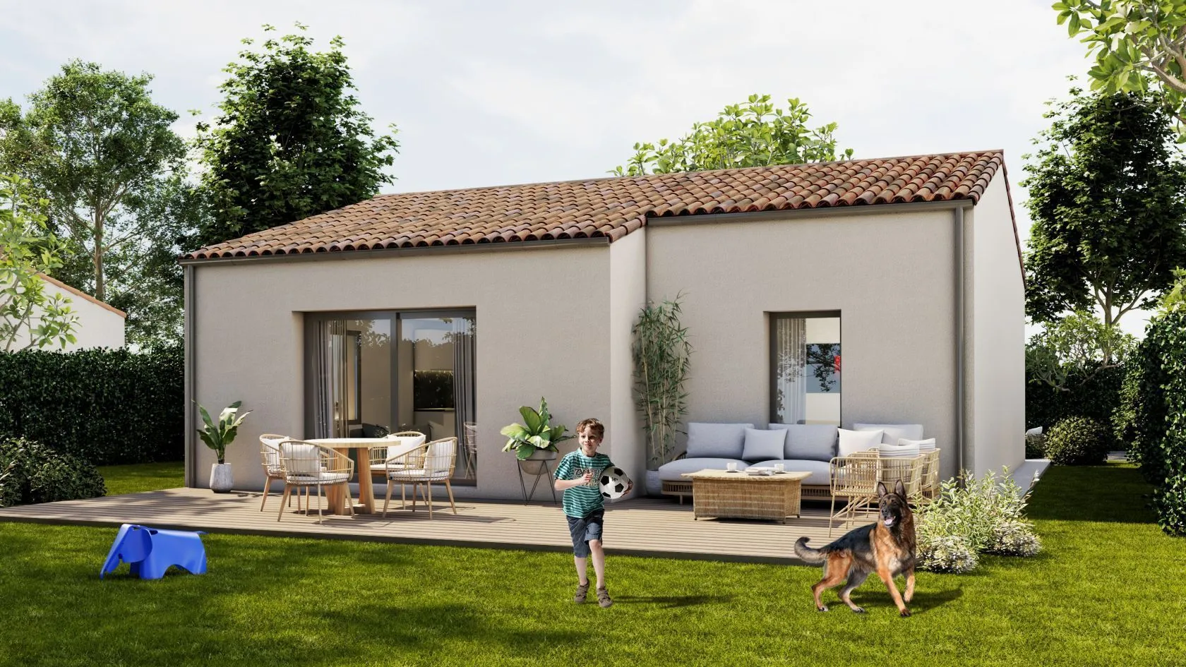 Maison neuve 71 m² à Échiré (79410)