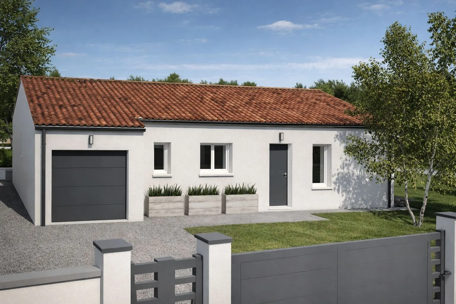Maison neuve 83 m² à Brioux-sur-Boutonne (79170)
