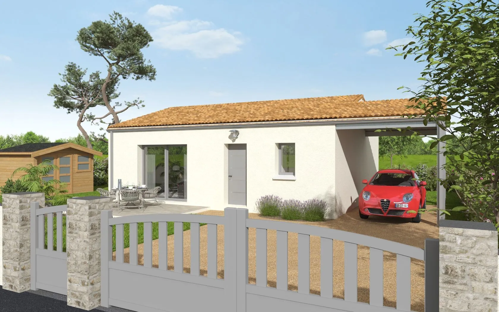 Maison neuve 81 m² à Fors (79230)