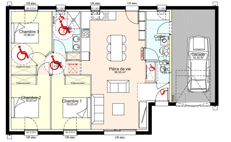Maison neuve 83 m² à Surin (79220)