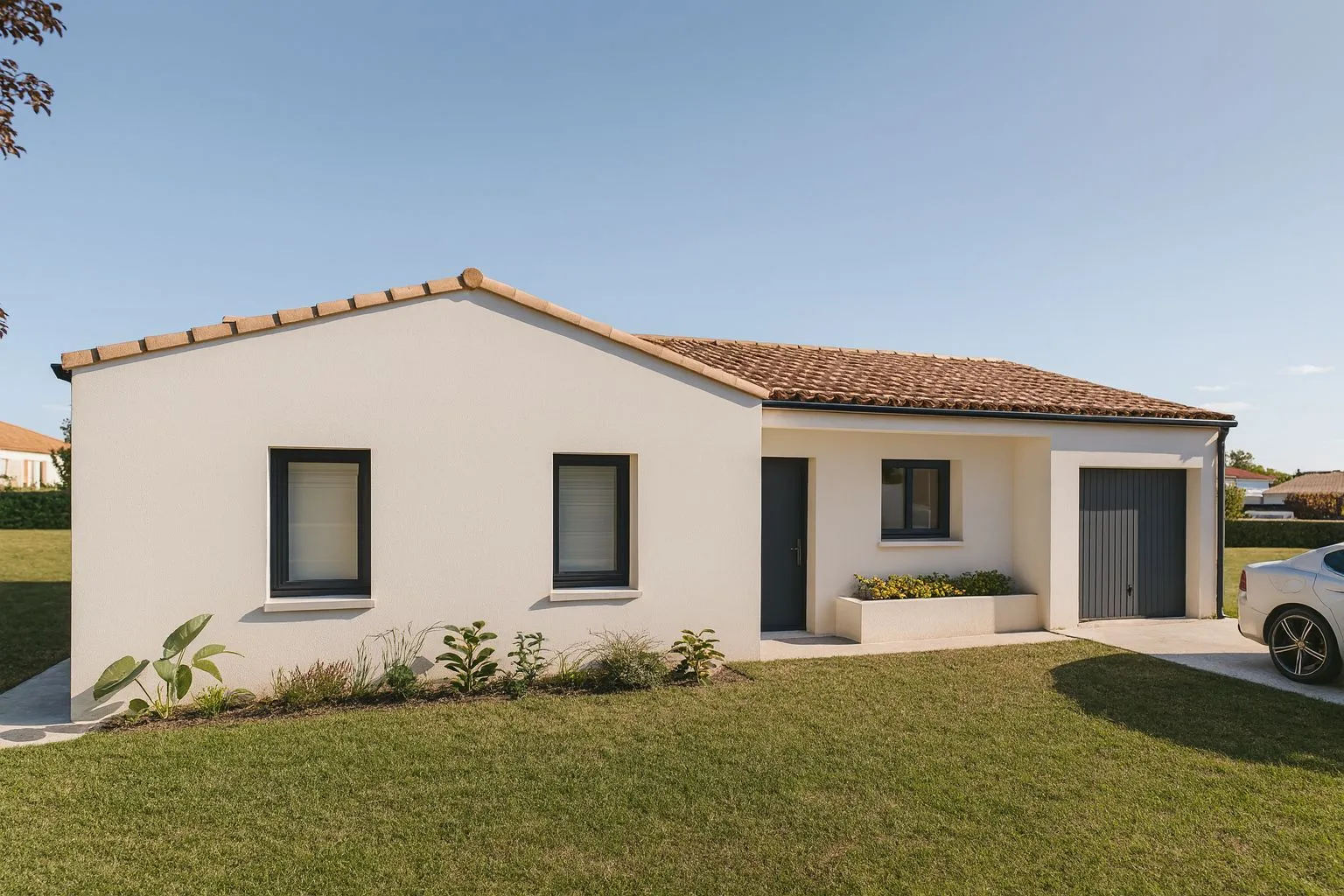 Maison neuve à Auge