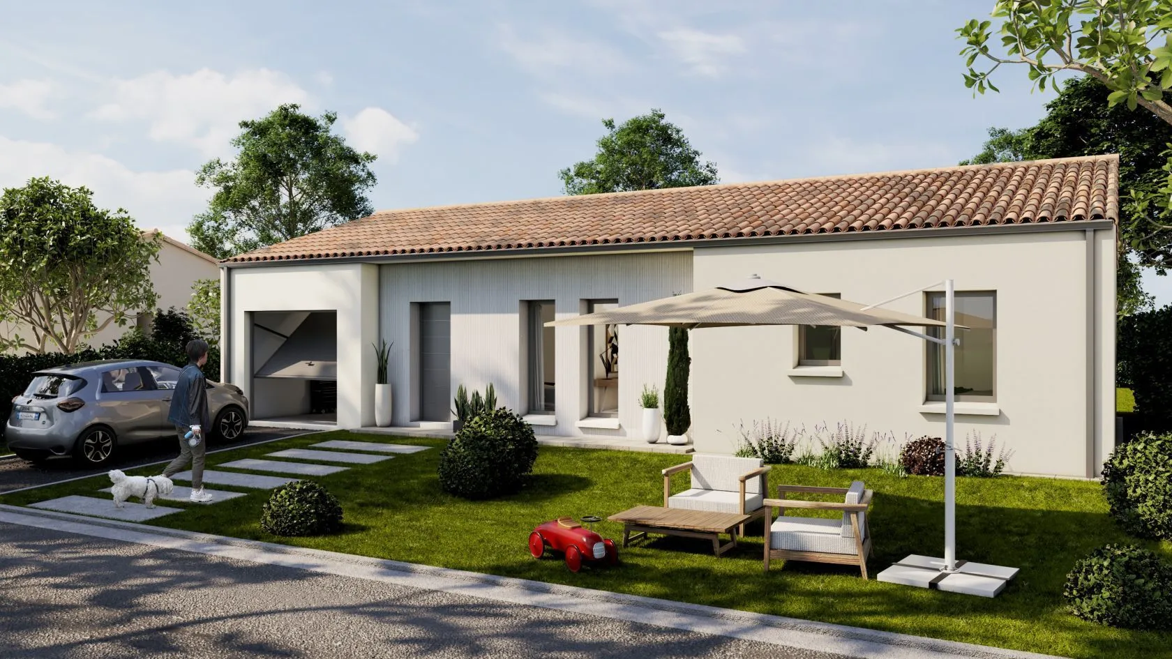 Maison neuve 101 m² à Saint-Varent (79330)