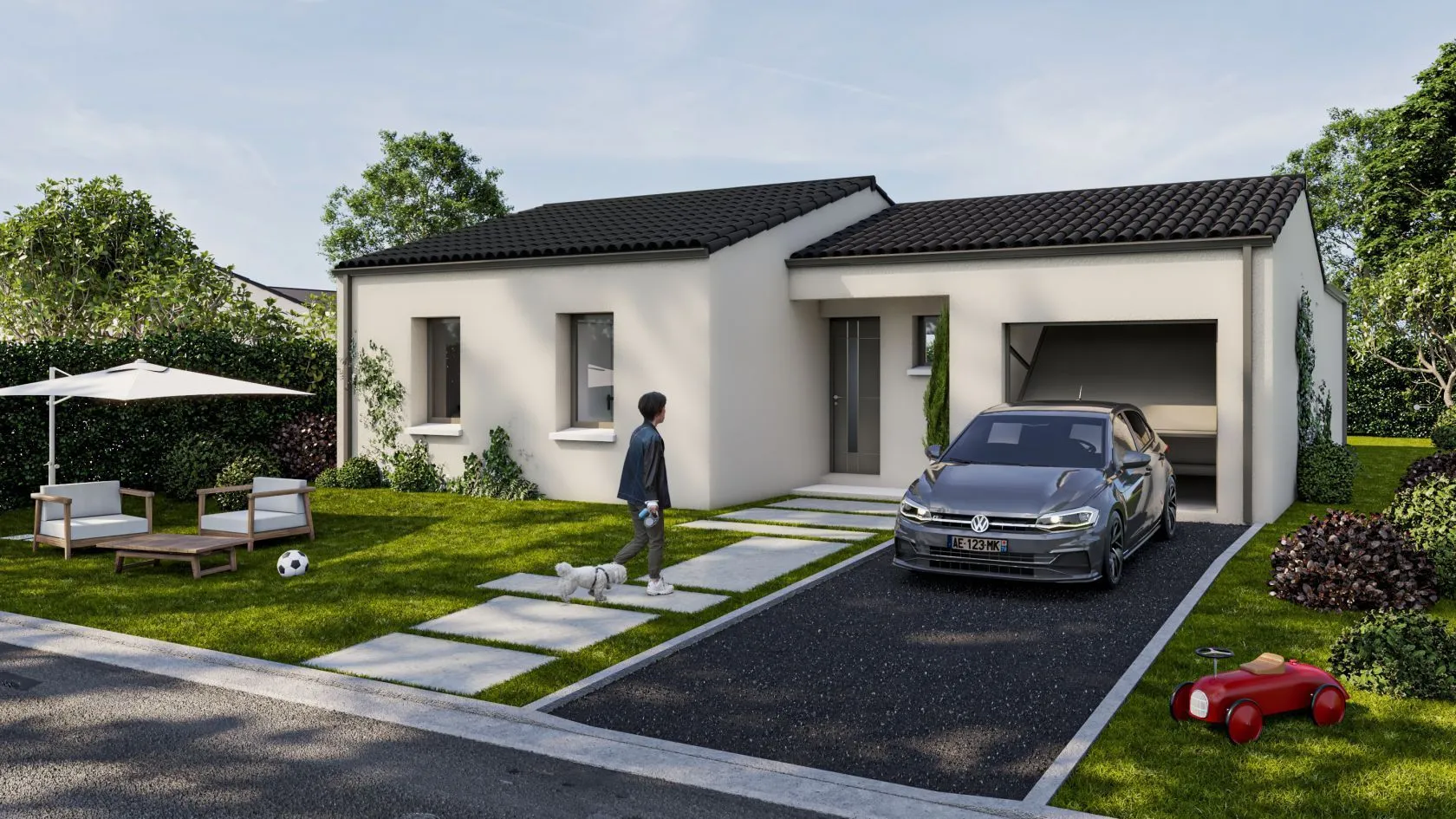 Maison neuve 88 m² à Saint-Pierre-du-Chemin (85120)