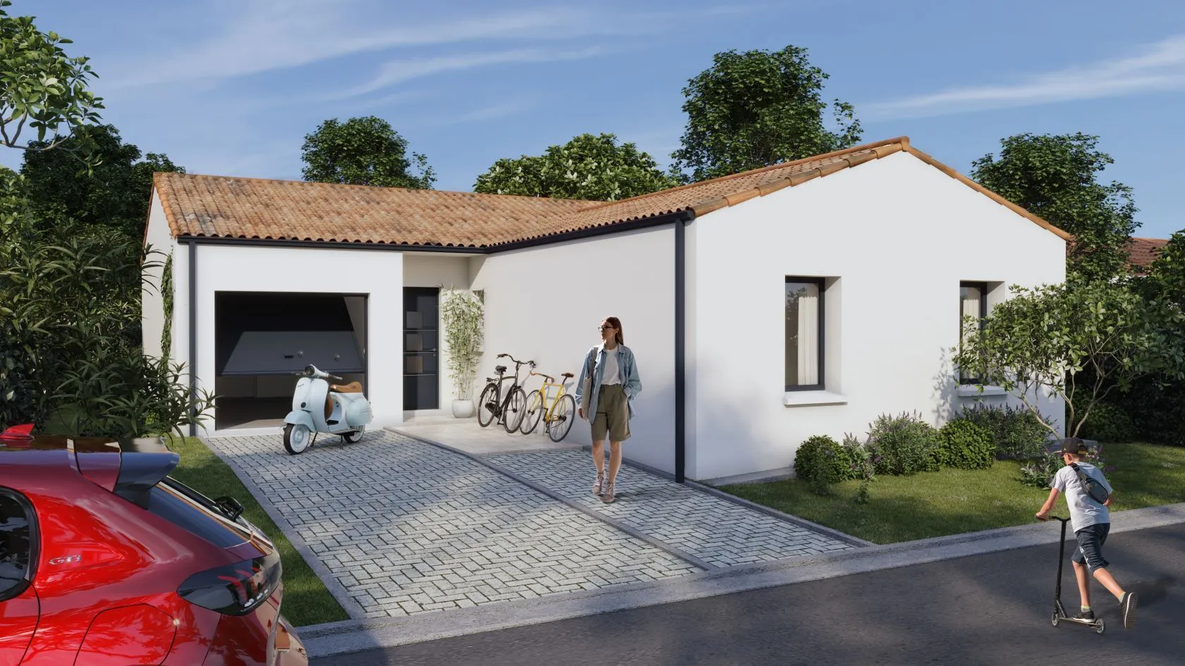 Maison neuve 94 m² à La Ferrière-en-Parthenay (79390)