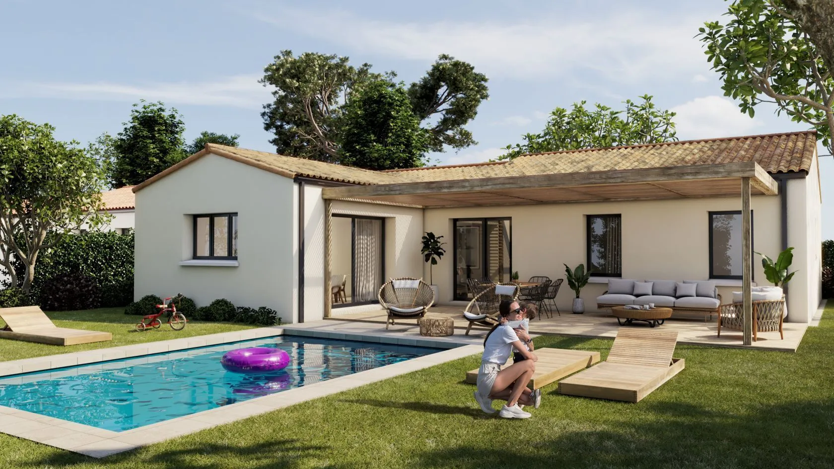 Maison neuve 102 m² à Secondigny (79130)
