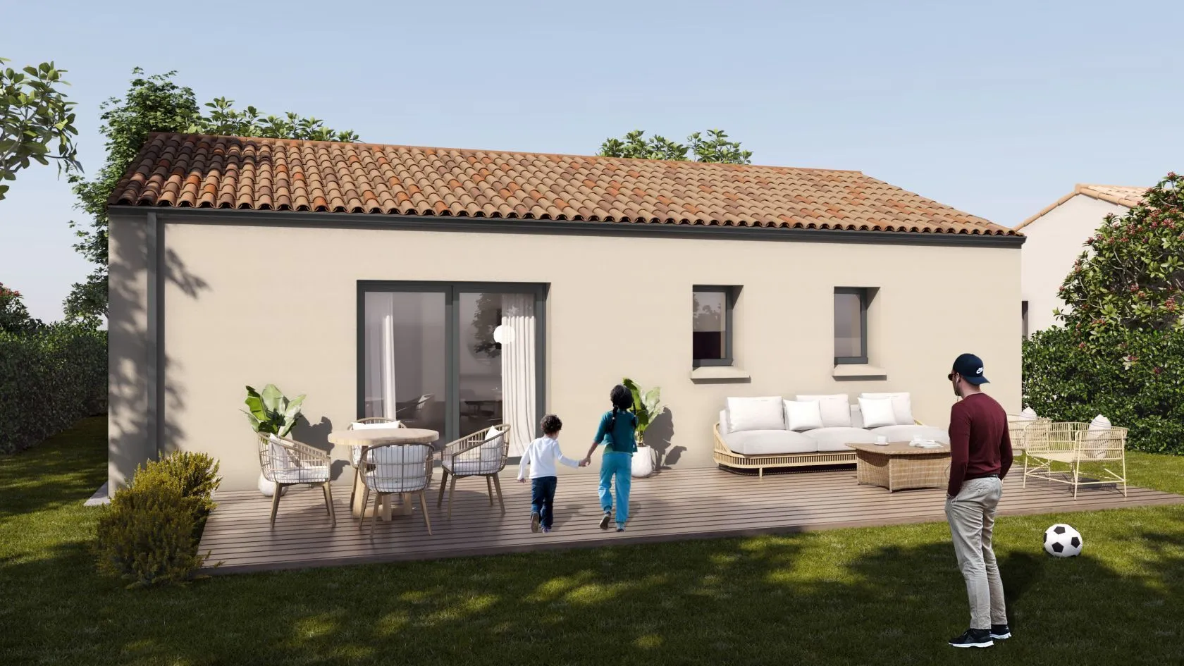 Maison neuve 74 m² à Pas-de-Jeu (79100)
