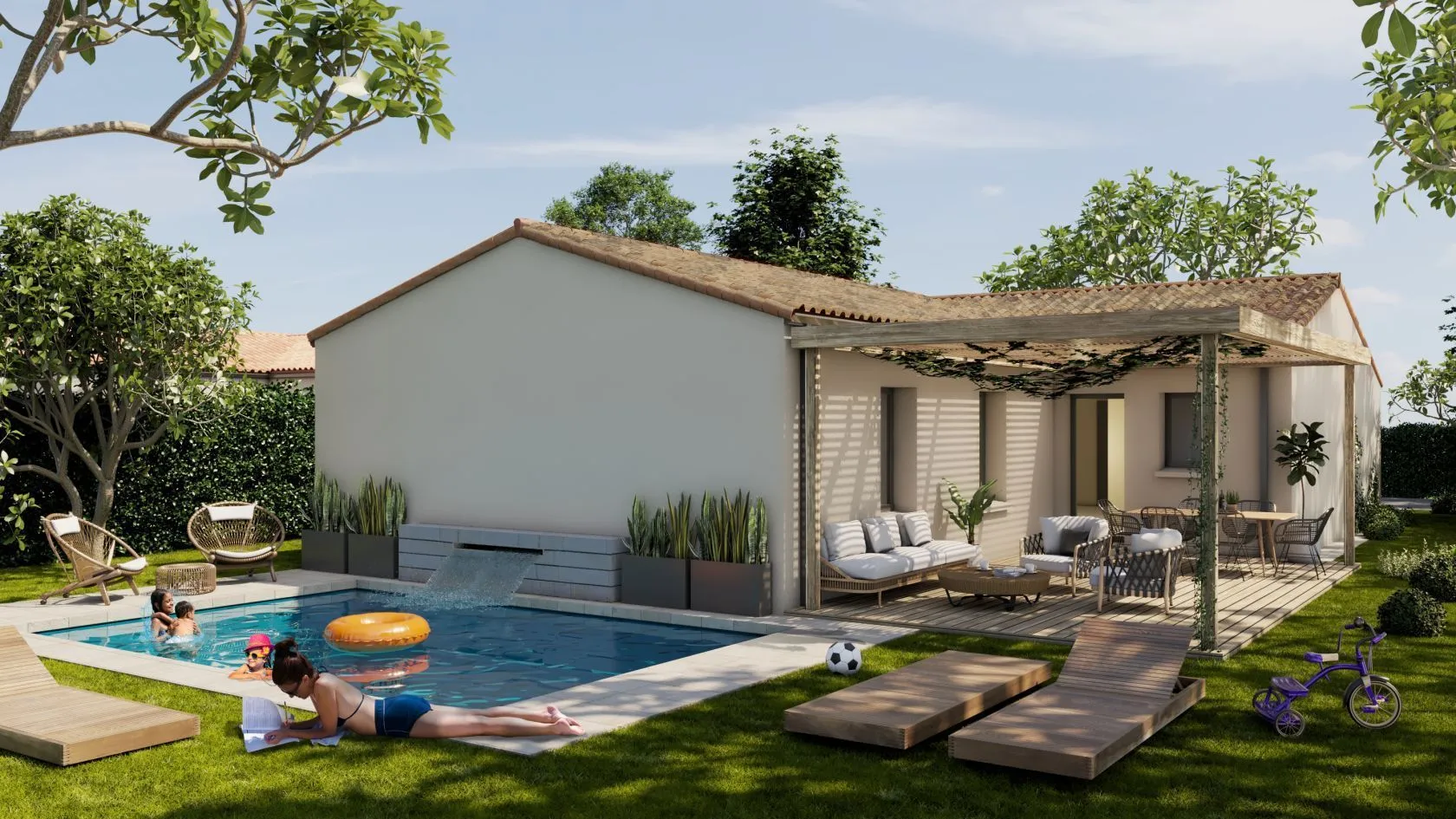 Maison neuve 99 m² à Saint-Marc-la-Lande (79310)