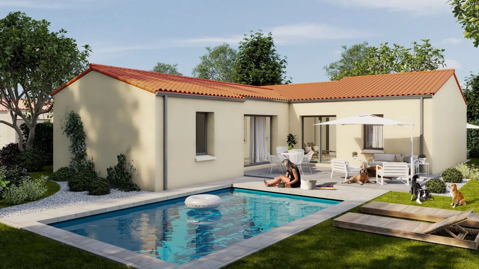 Maison neuve 96 m² à Argenton-l'Église (79290)
