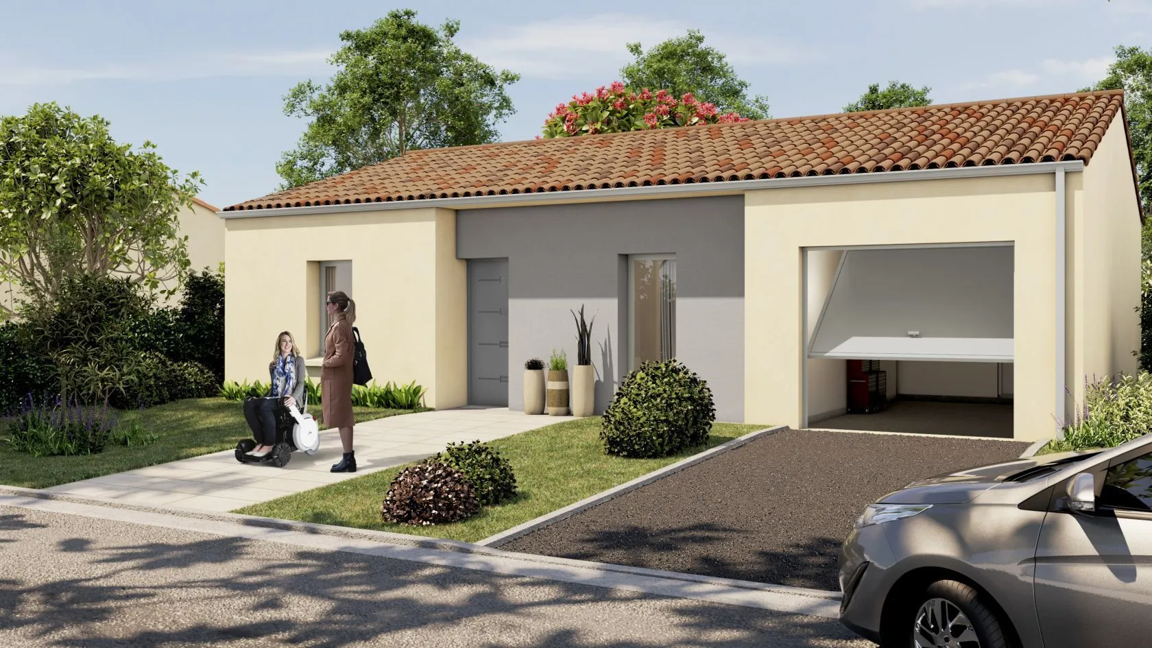 Maison neuve 74 m² à Bourneau (85200)