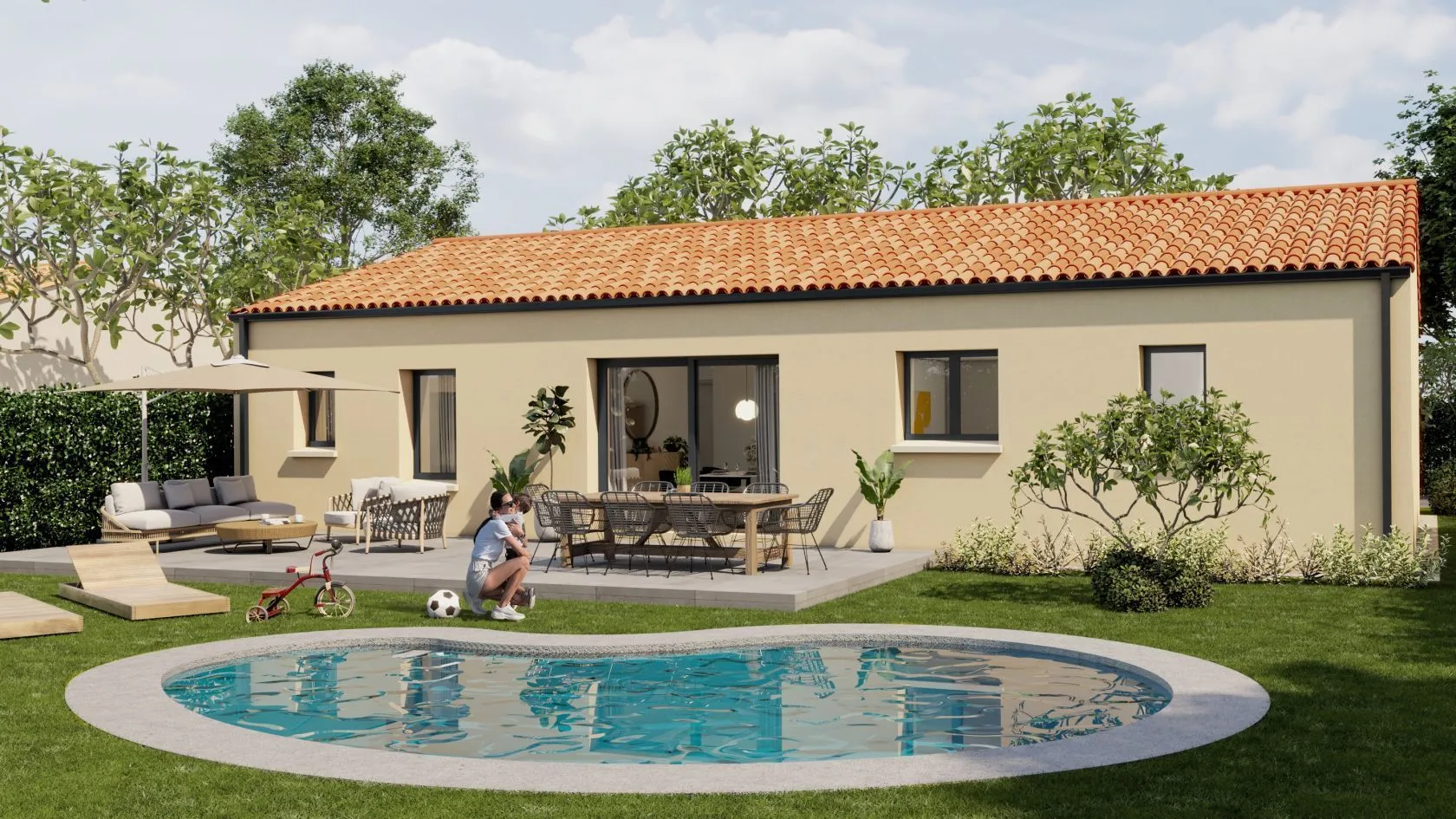 Maison neuve 96 m² à Foussais-Payré (85240)