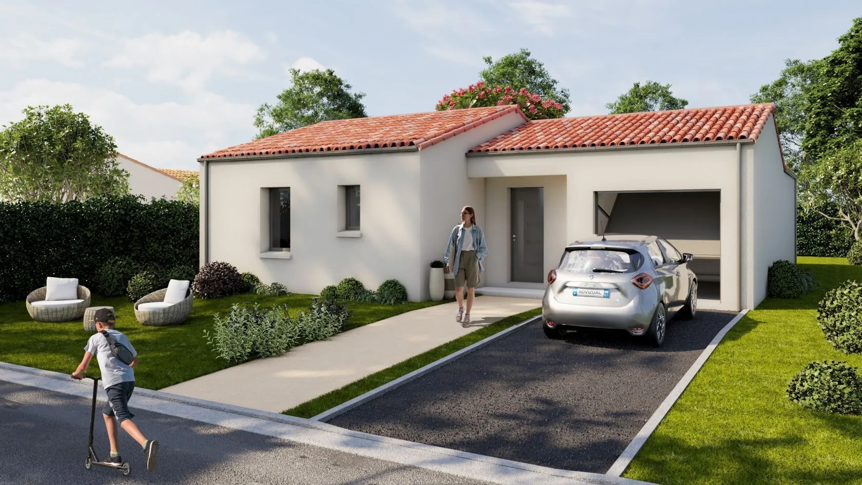 Maison neuve 87 m² à Boismé (79300)