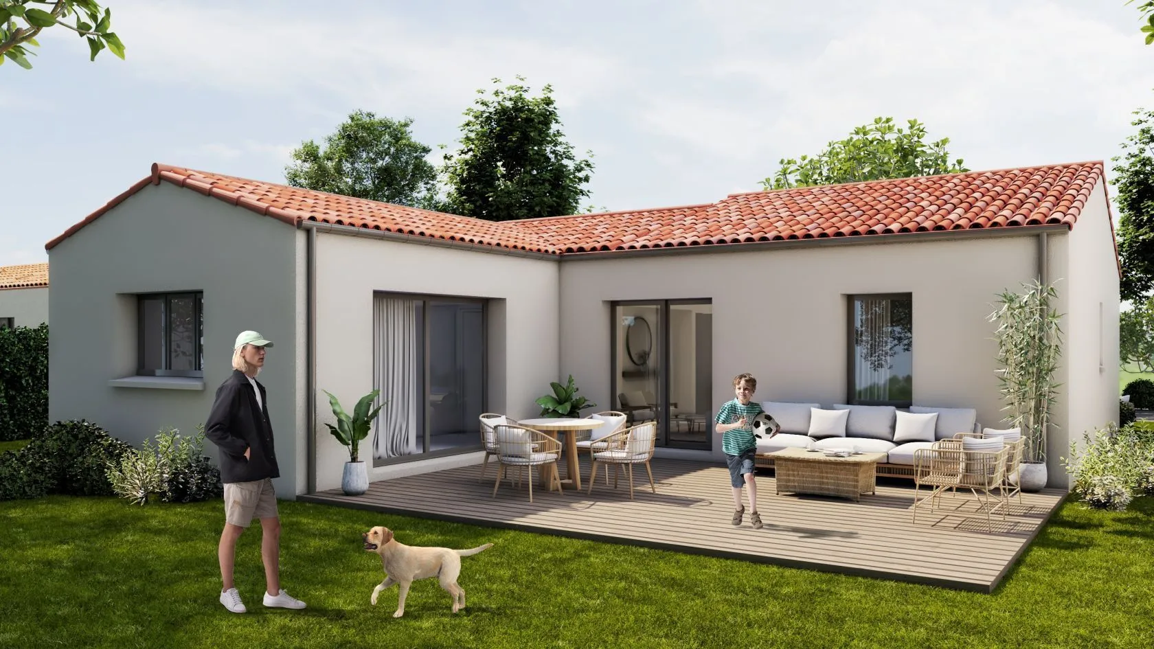 Maison neuve 87 m² à Boismé (79300)