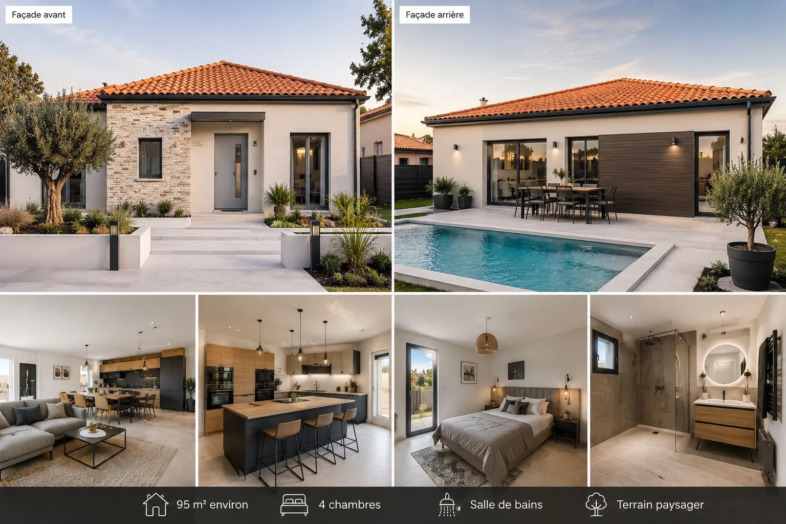 Maison neuve 95 m² à Sainte-Soulle (17220)