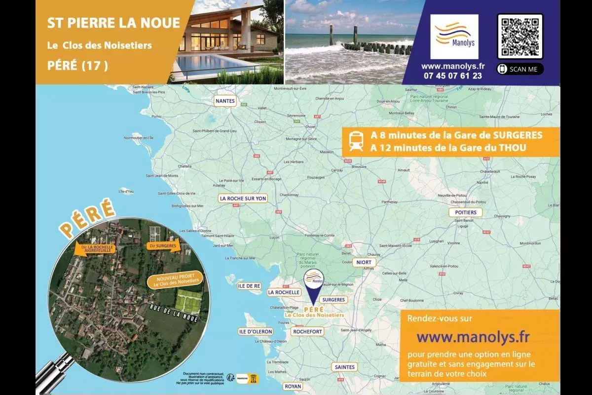 Maison neuve 71 m² à Péré (17700)