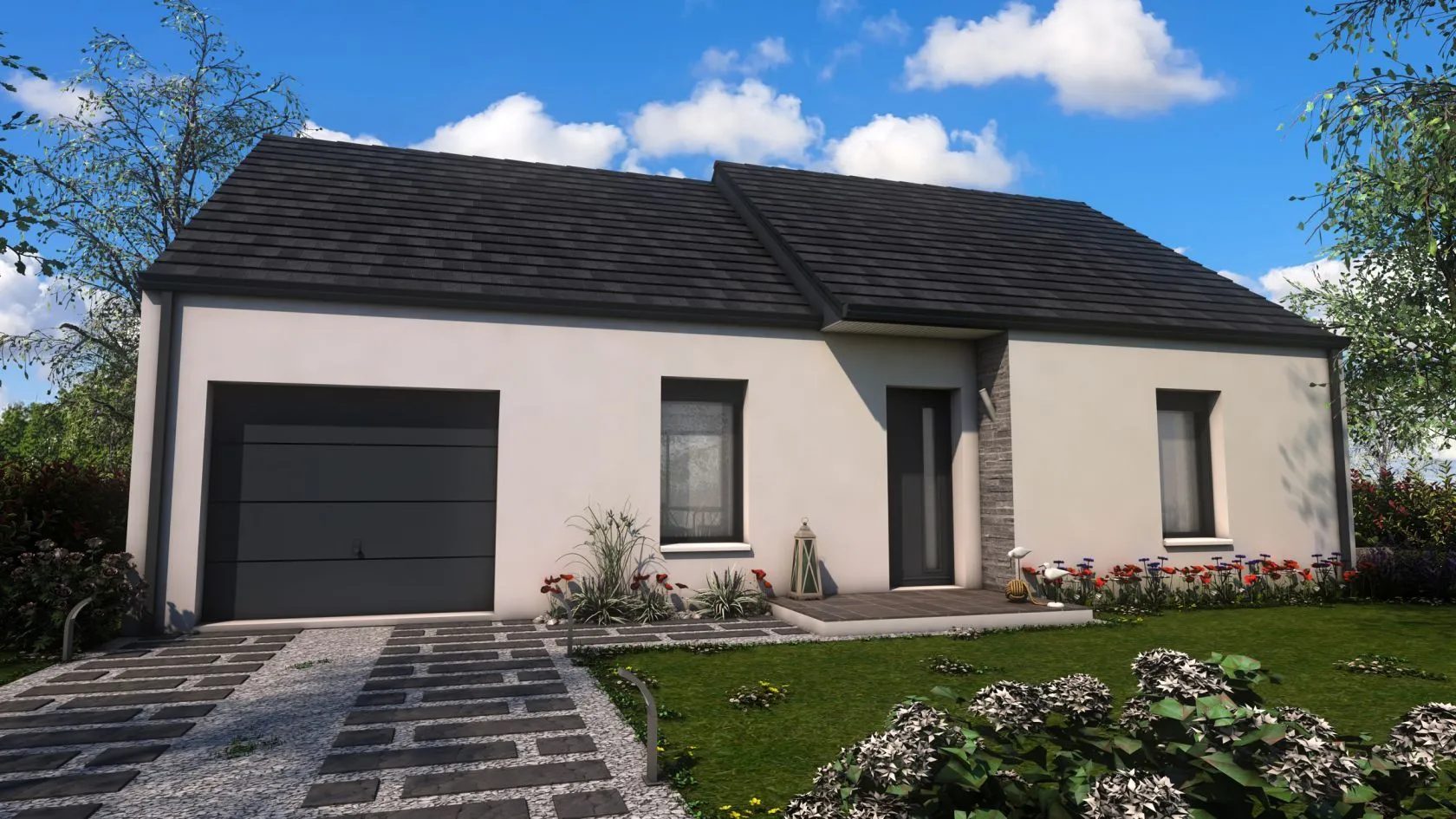 Maison neuve à Le Thuit-Anger
