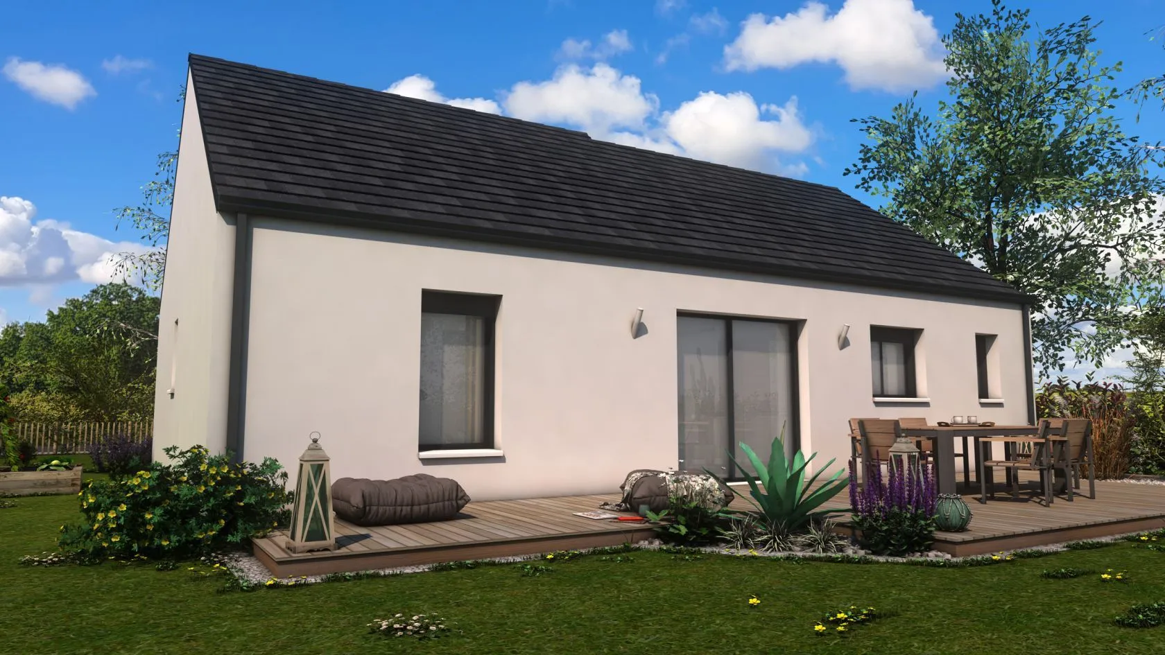 Maison neuve 75 m² à Saint-Paul-de-Fourques (27800)