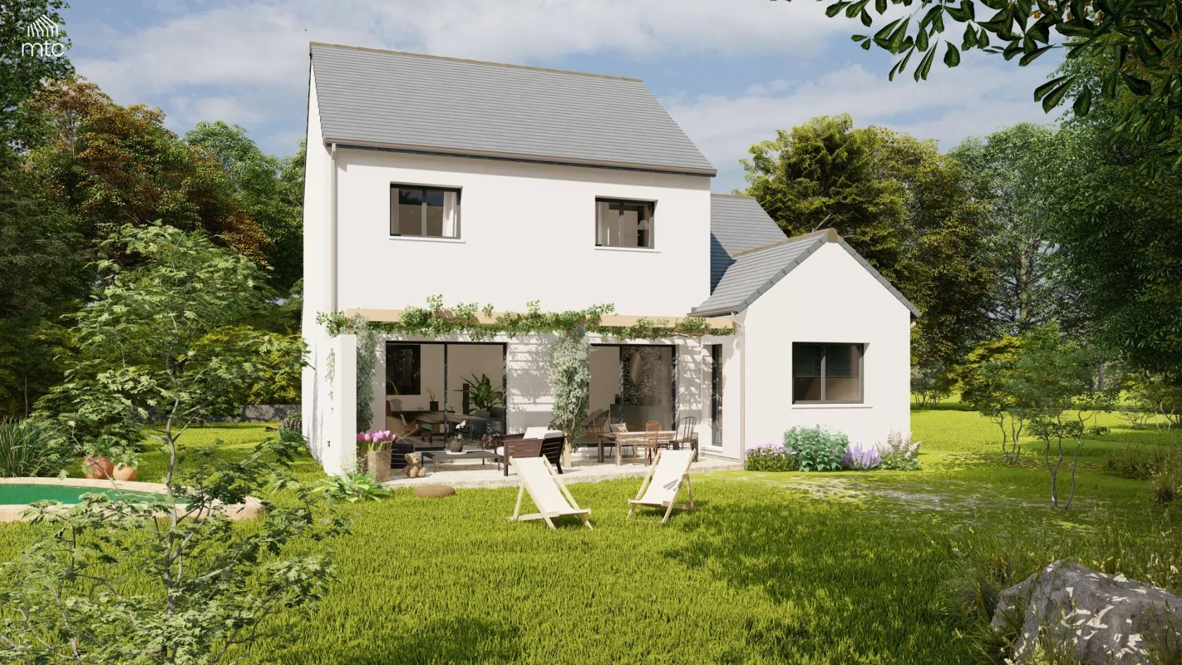 Maison neuve 117 m² au Cellier (44850)