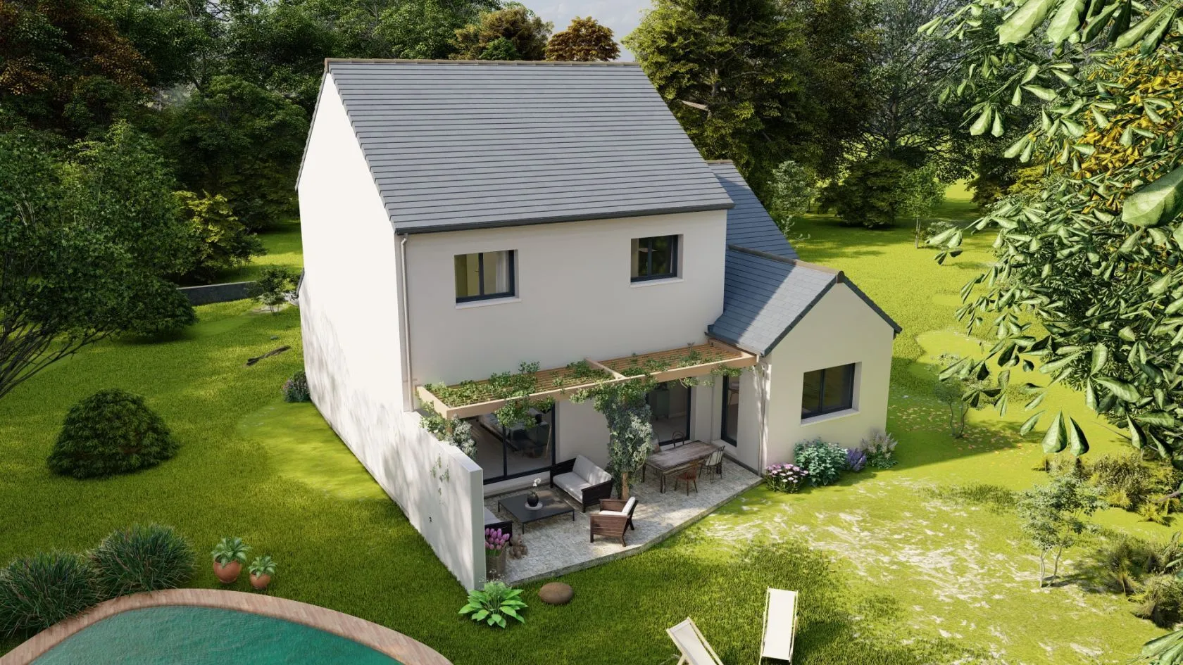 Maison neuve 117 m² au Cellier (44850)