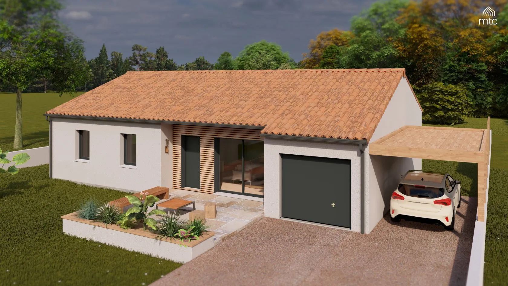 Maison neuve 111 m² à Roiffé (86120)