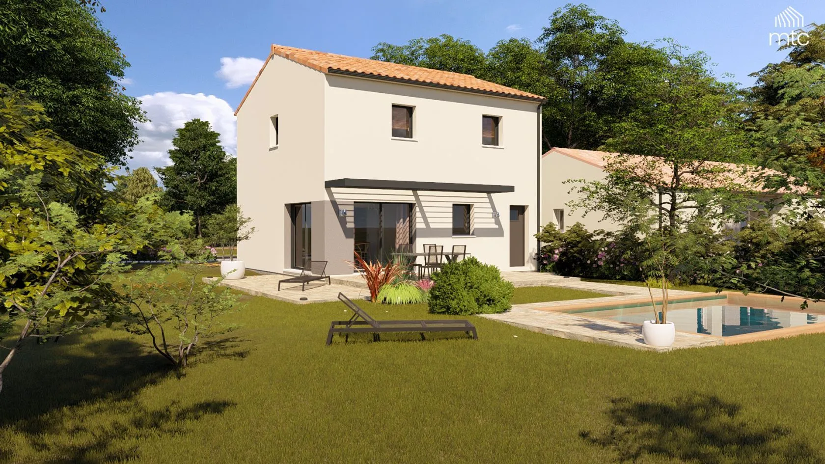 Maison neuve 89 m² à Ingrandes (49123)