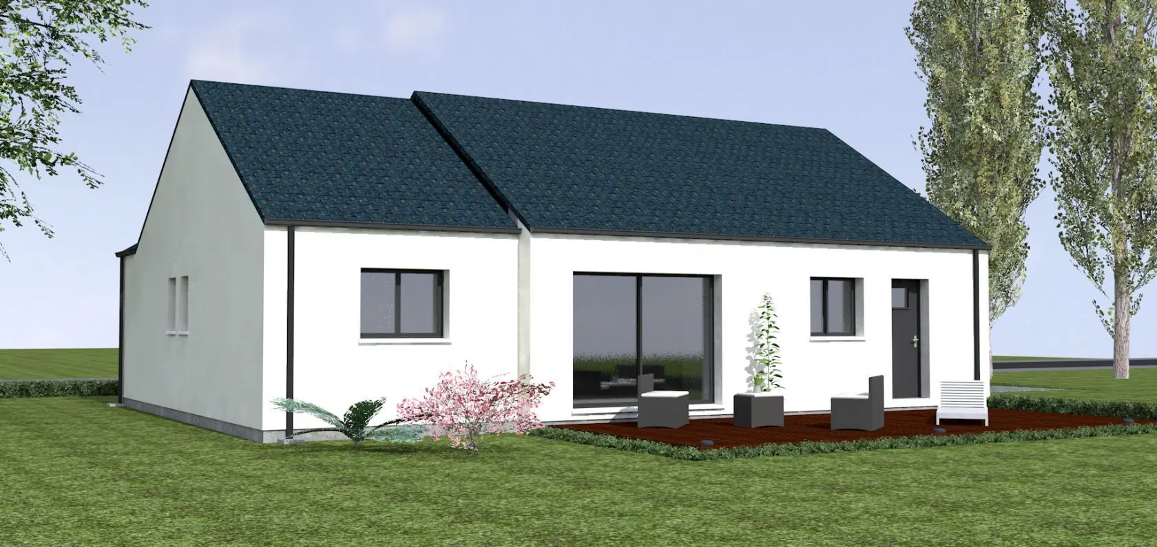 Maison neuve 94 m² à Roiffé (86120)