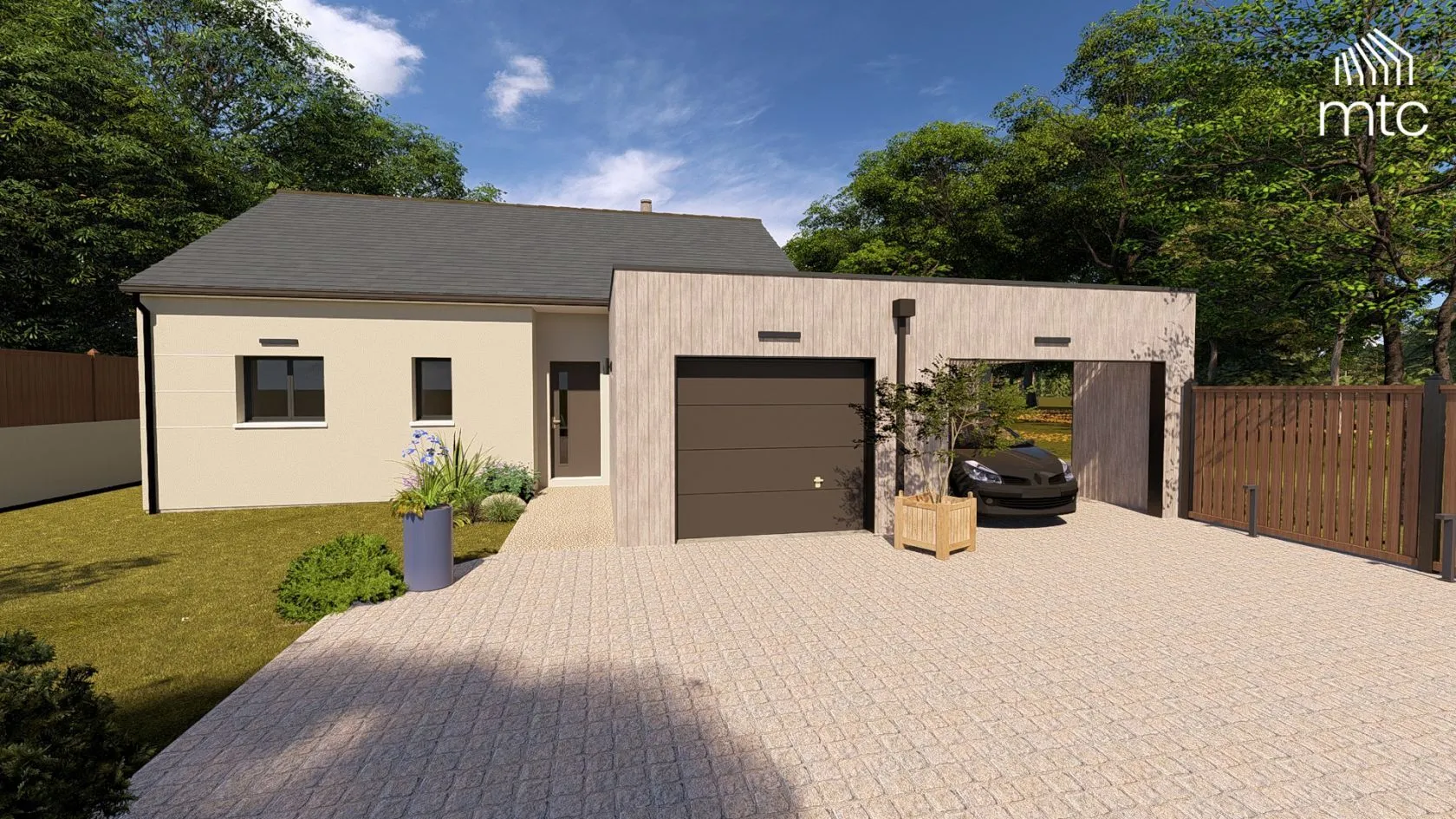 Maison neuve 80 m² à Roiffé (86120)