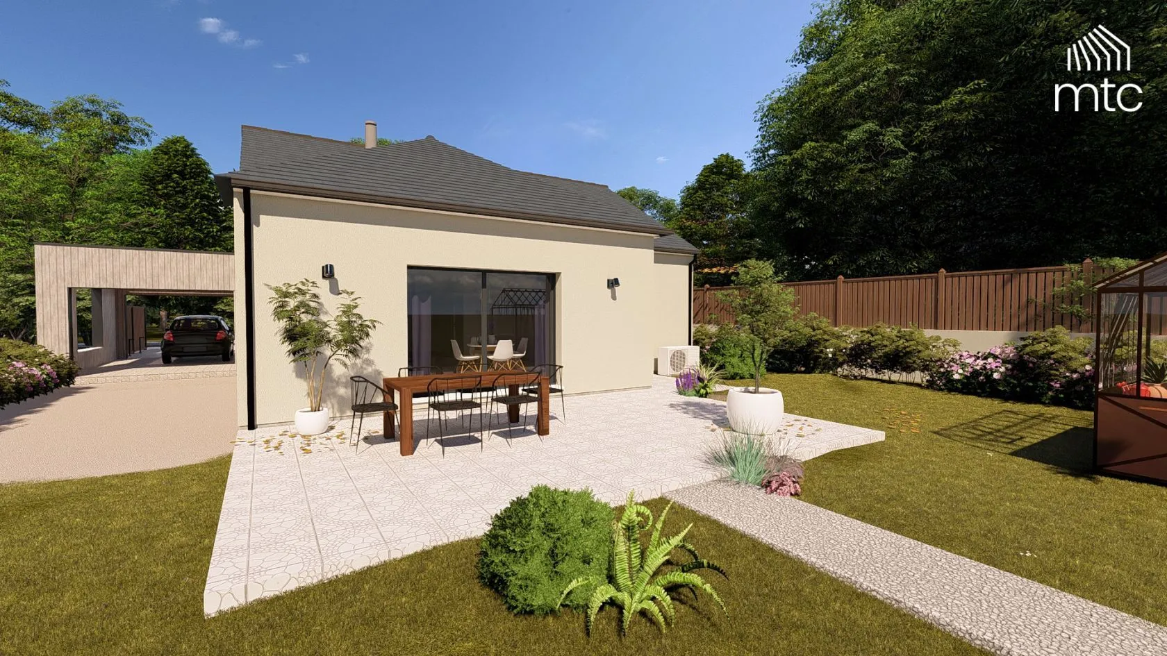 Maison neuve 80 m² à Roiffé (86120)