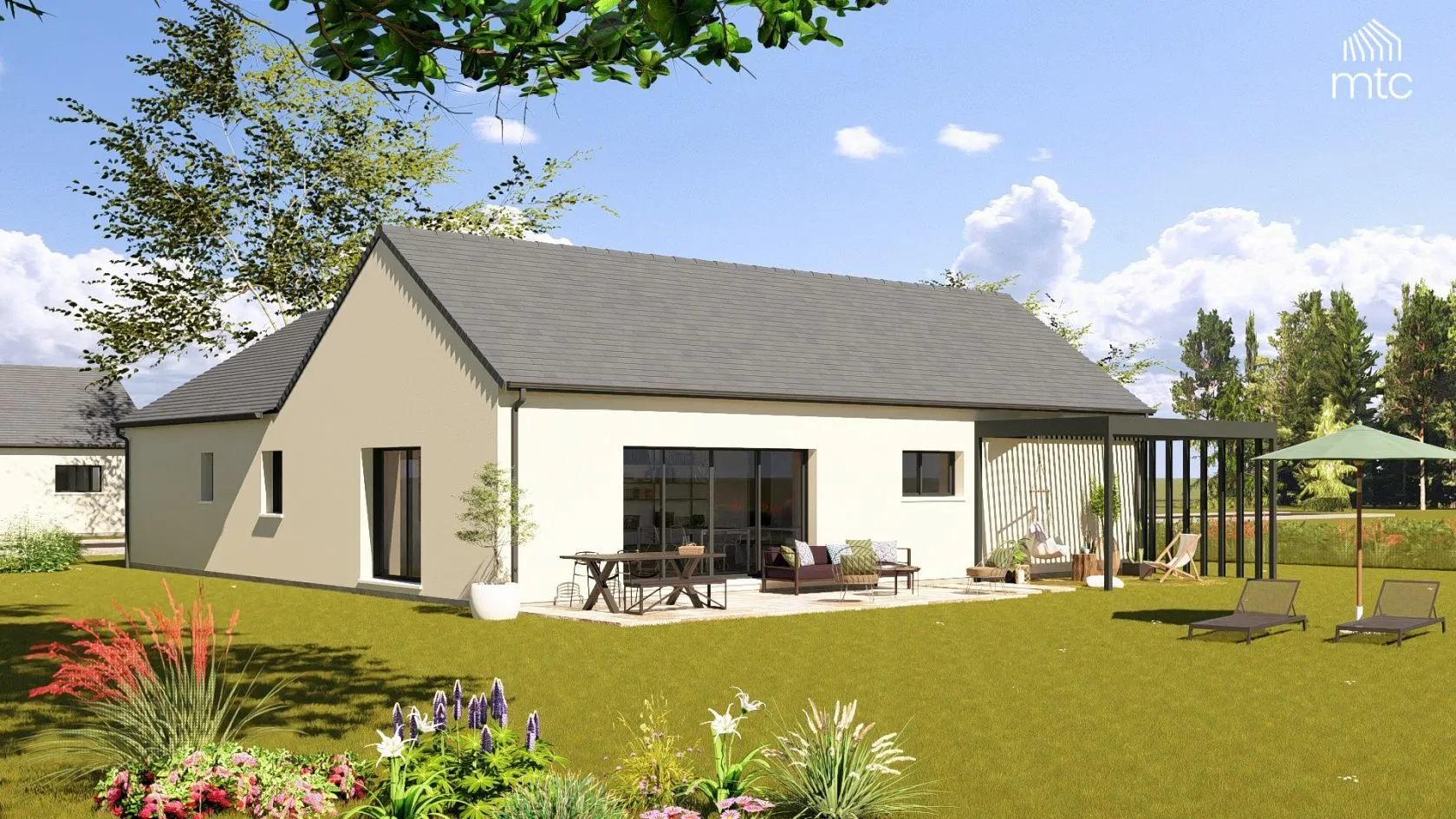Maison neuve 120 m² à Fontaine-Guérin (49250)