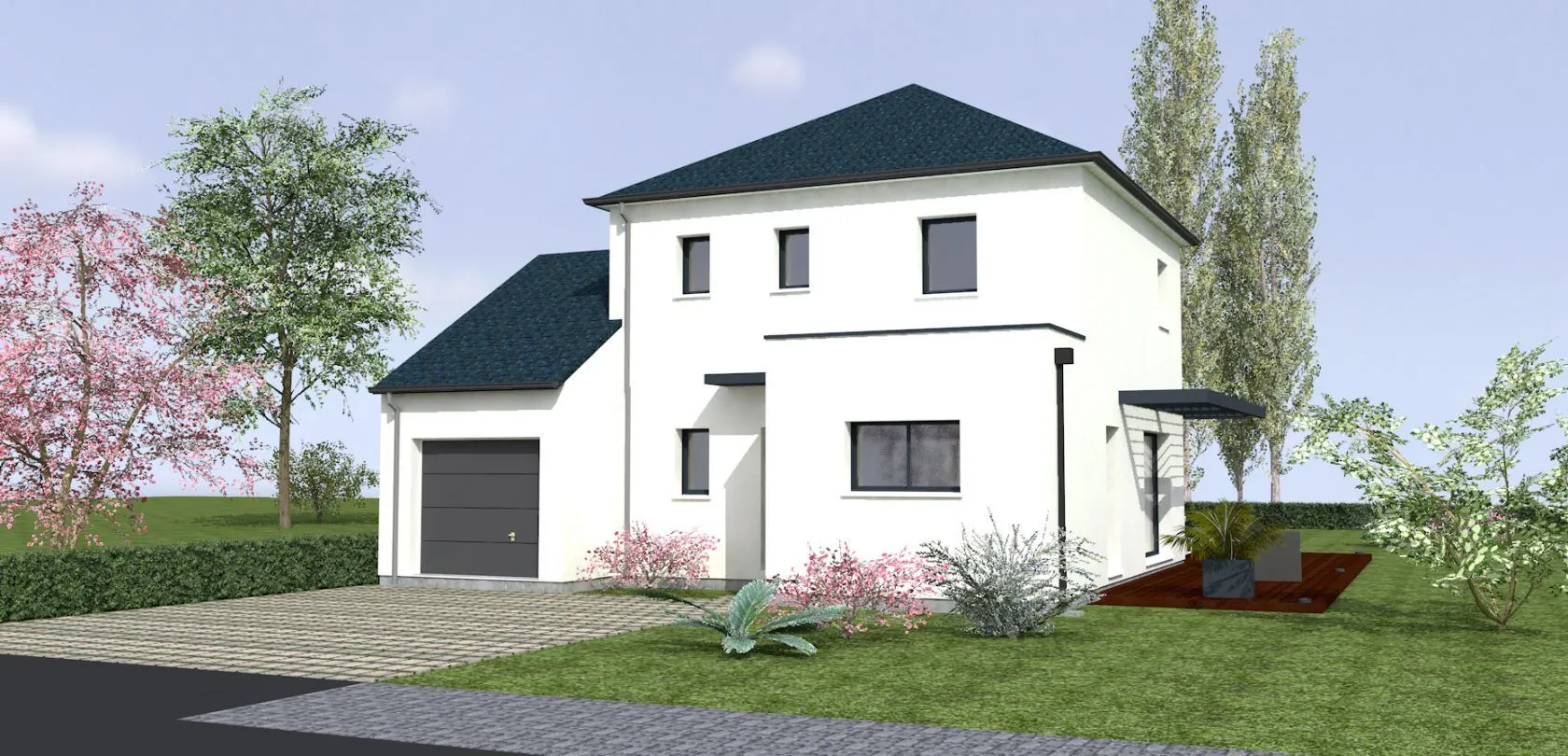 Maison neuve 132 m² à Clefs (49150)