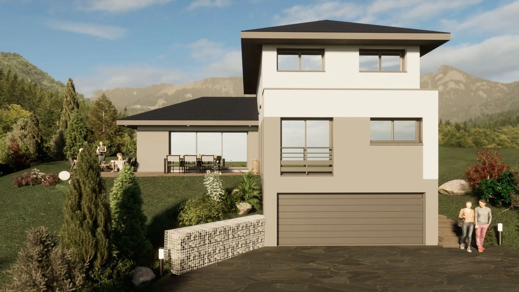 Maison neuve 125 m² à Copponex (74350)
