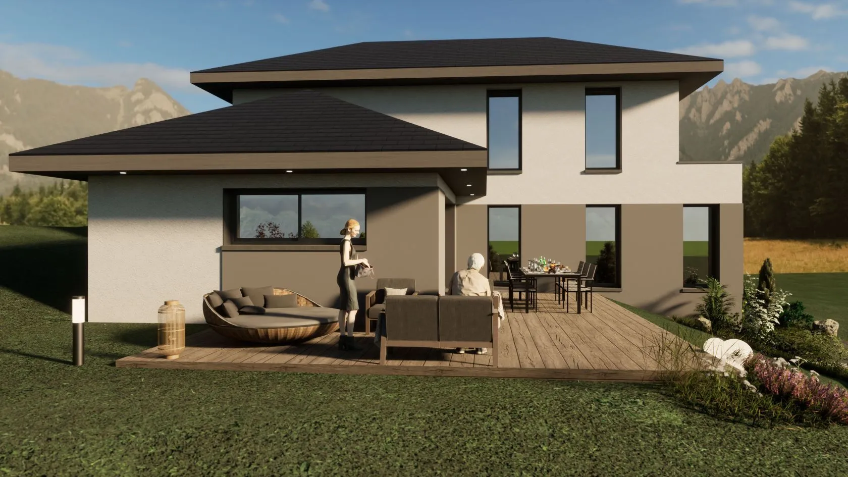 Maison neuve 125 m² à Copponex (74350)