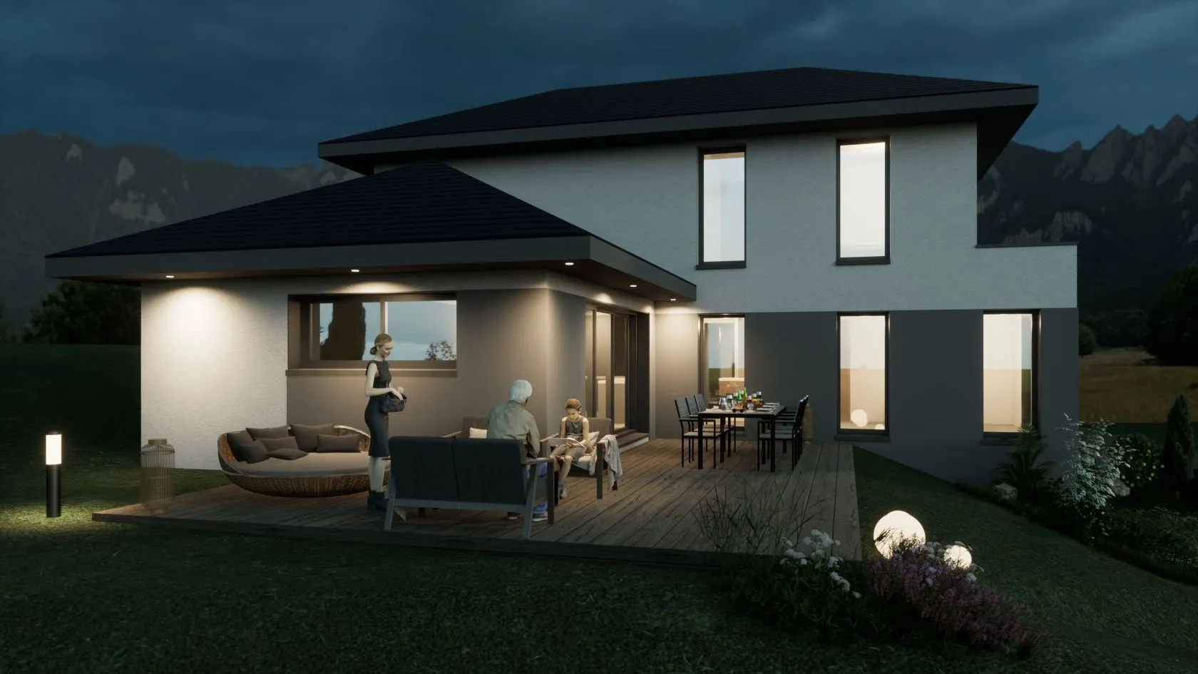 Maison neuve 125 m² à Copponex (74350)