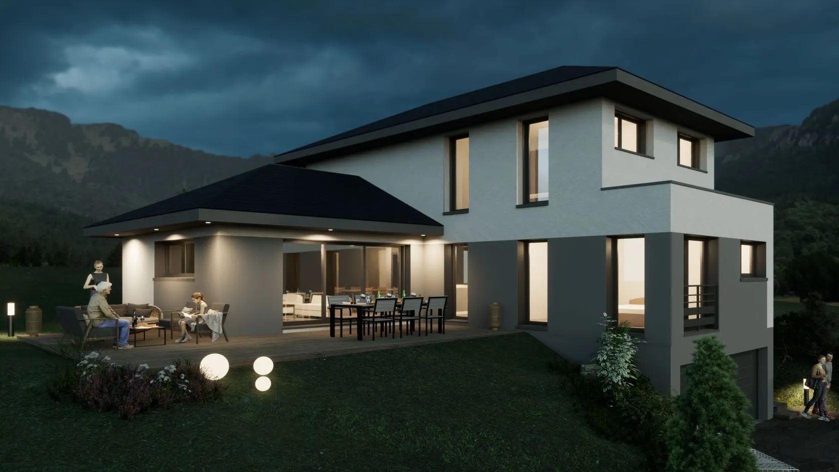 Maison neuve 125 m² à Copponex (74350)