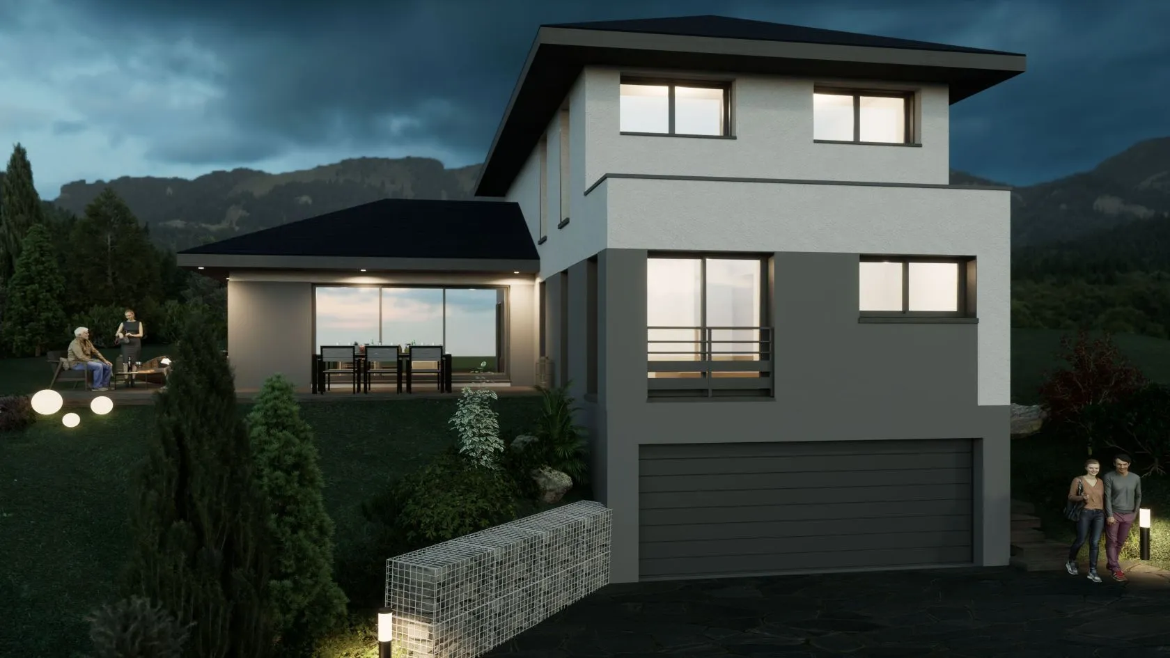 Maison neuve 125 m² à Copponex (74350)