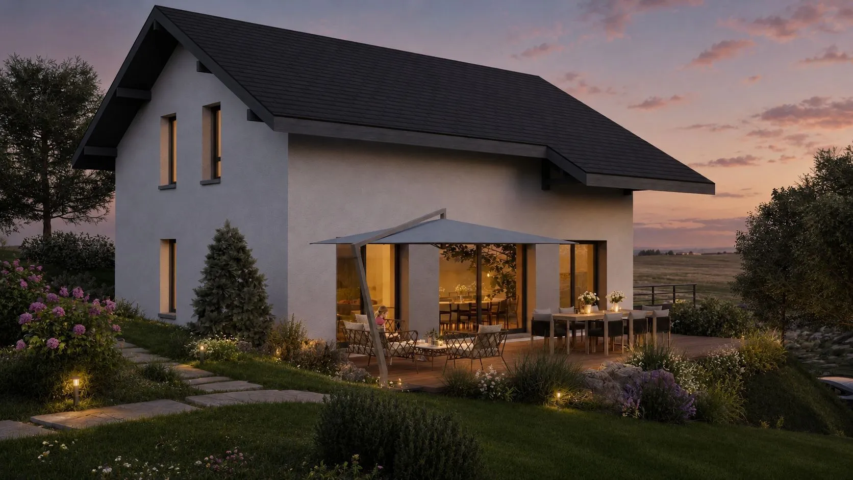 Maison neuve 124 m² à Allonzier-la-Caille (74350)