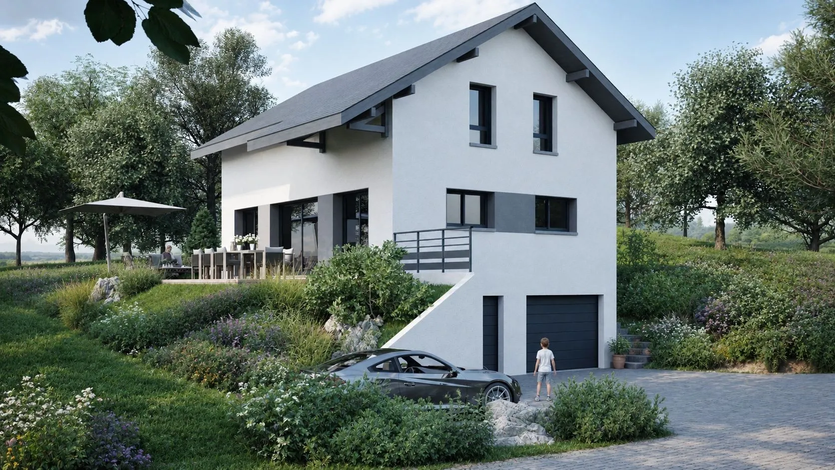 Maison neuve 124 m² à Allonzier-la-Caille (74350)