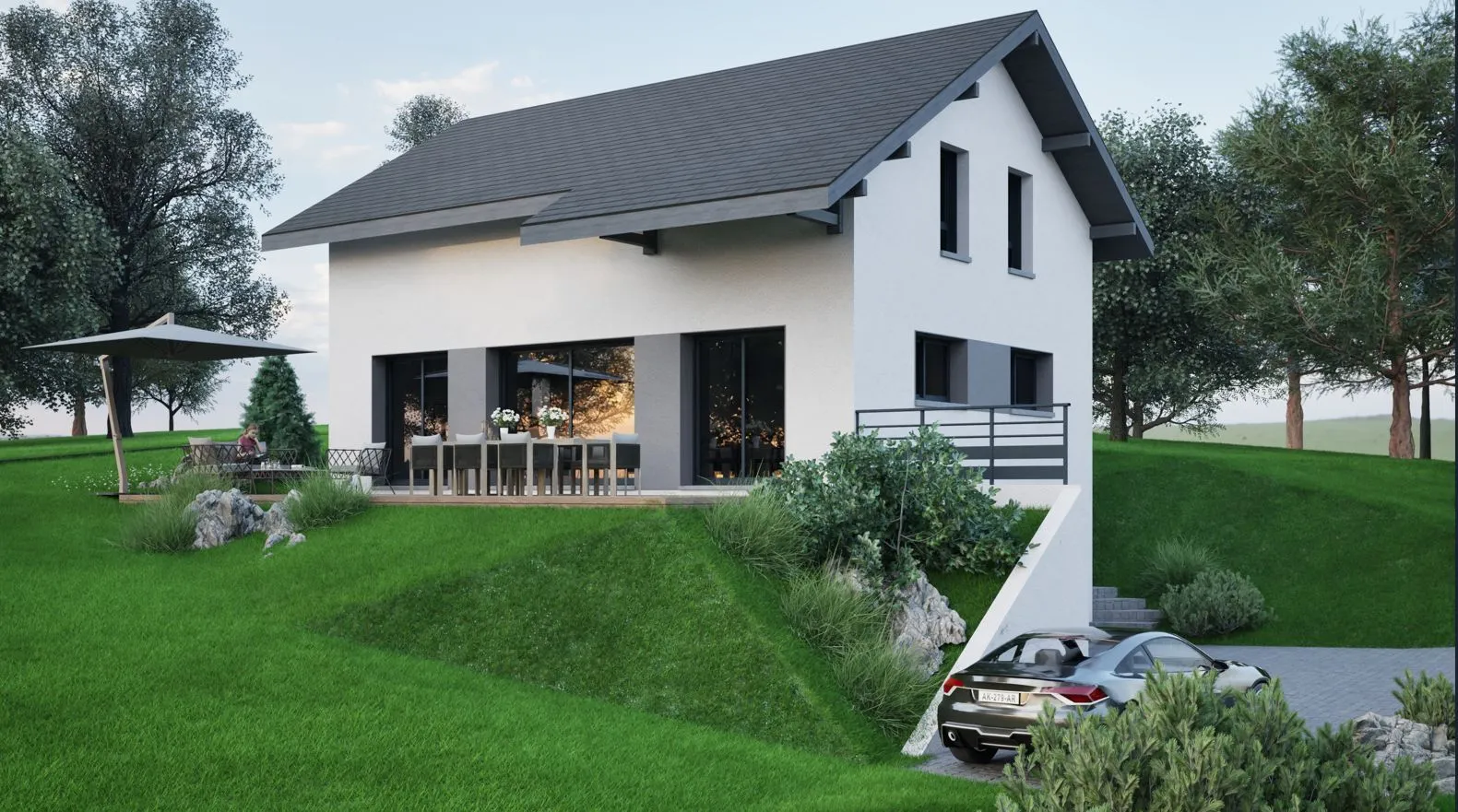 Maison neuve 124 m² à Cercier (74350)