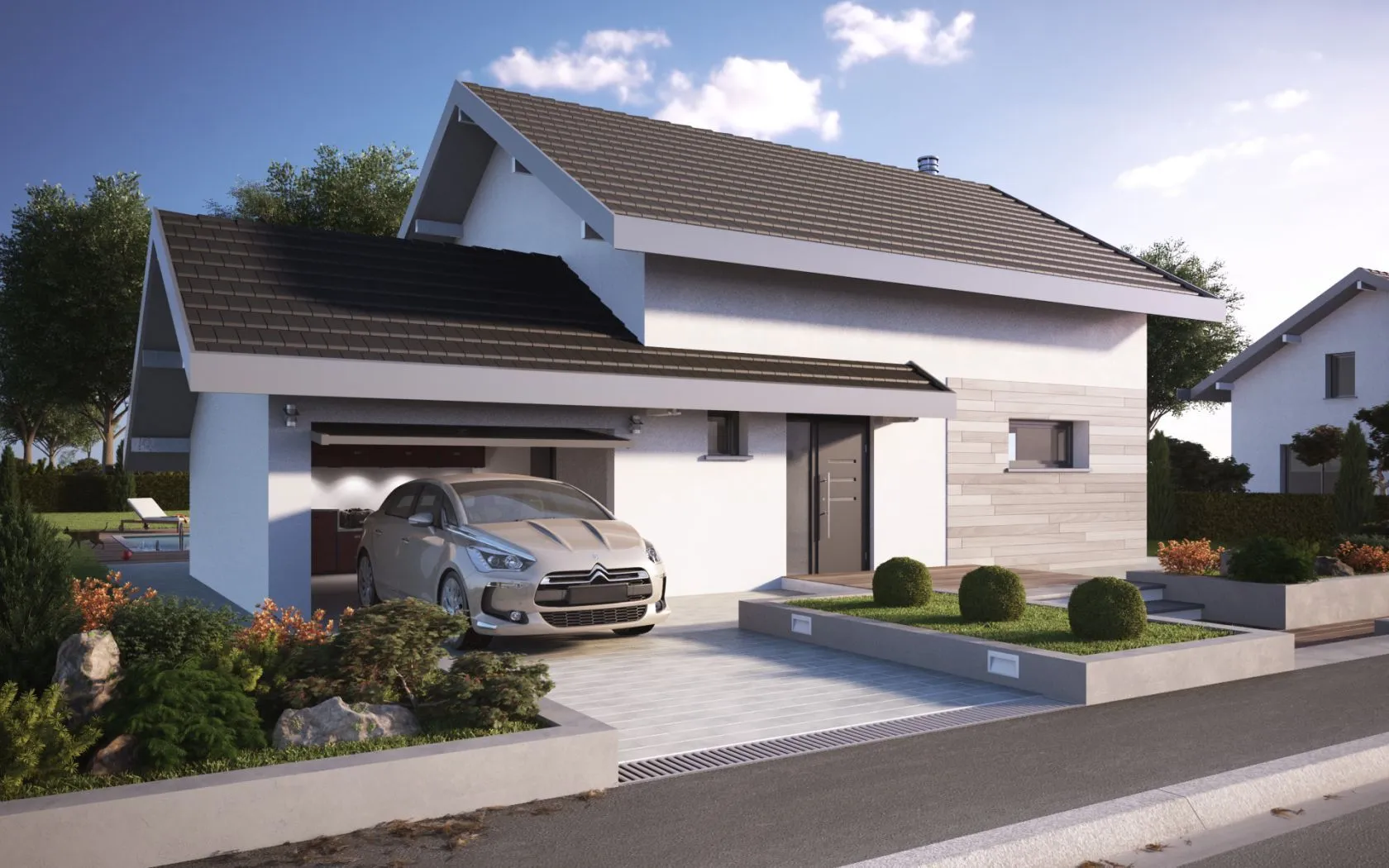 Maison neuve à Gaillard