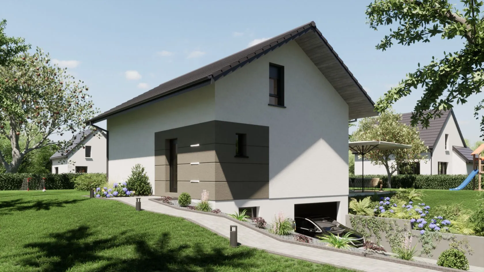 Maison neuve 107 m² à Brison-Saint-Innocent (73100)