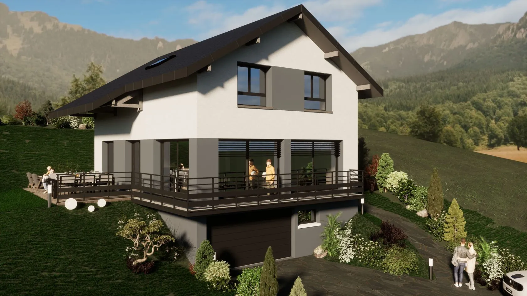 Maison neuve 106 m² à Vanzy (74270)