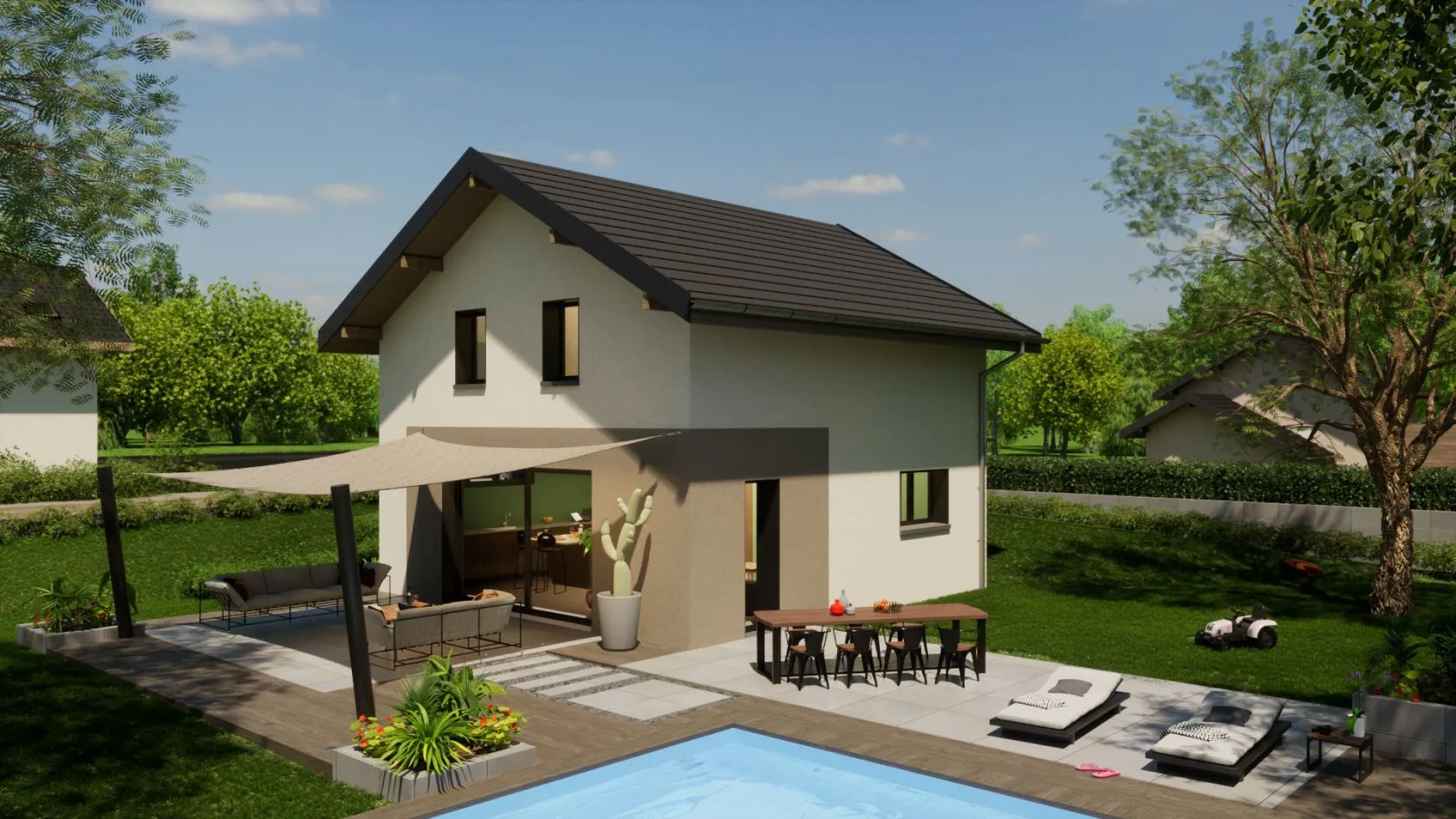 Maison neuve 140 m² à Chênex (74520)
