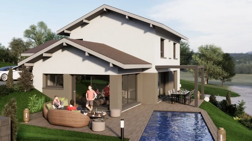 Maison neuve 120 m² à Cluses (74300)