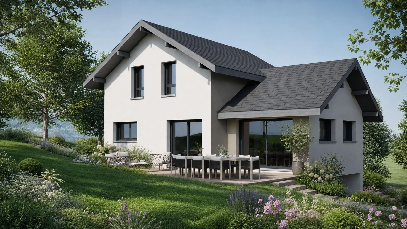 Maison neuve à Groisy