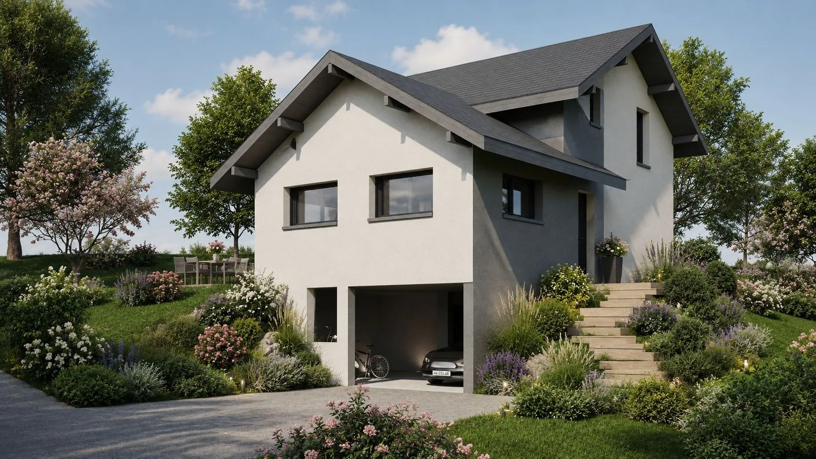 Maison neuve 102 m² à Groisy (74570)