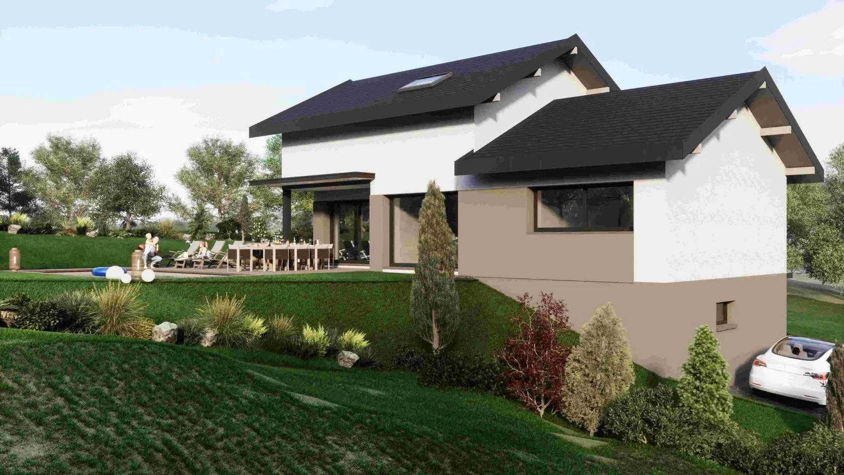 Maison neuve 139 m² à Saint-Martin-Bellevue (74370)