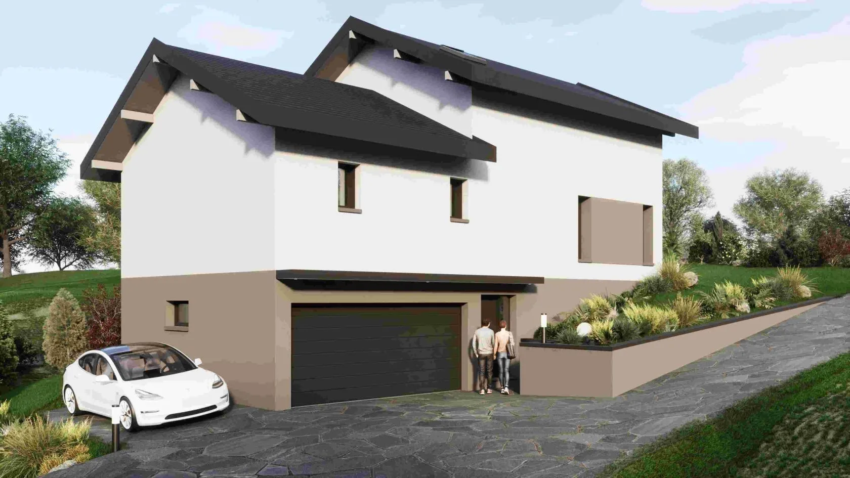 Maison neuve 139 m² à Saint-Martin-Bellevue (74370)