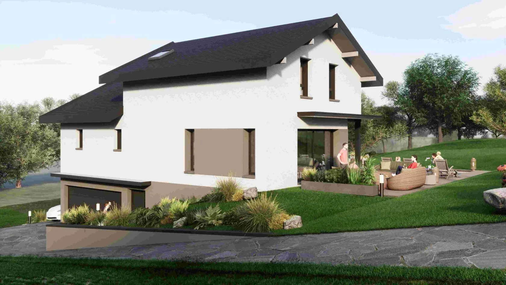 Maison neuve 139 m² à Saint-Martin-Bellevue (74370)