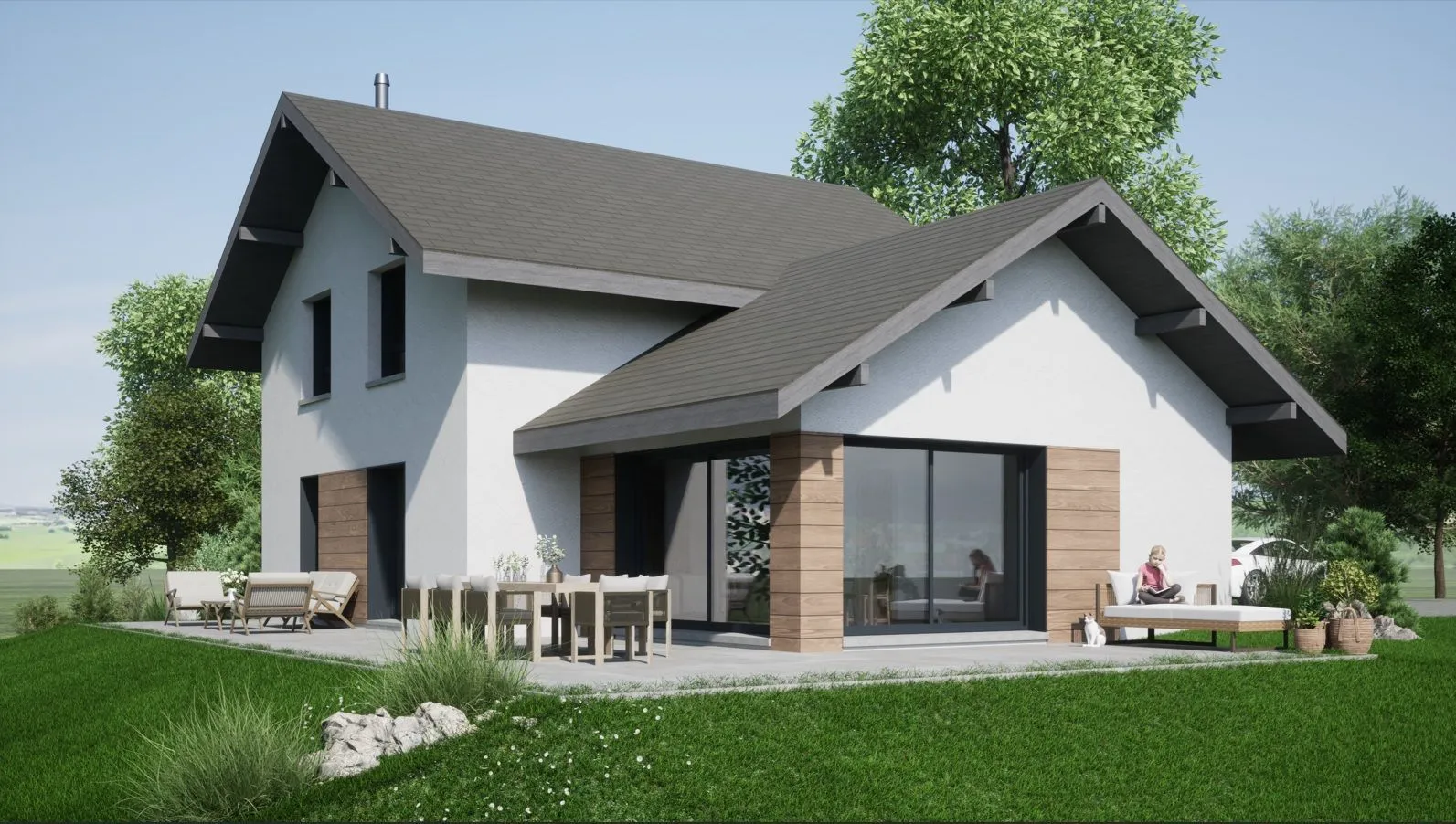 Maison neuve 134 m² à Seythenex (74210)