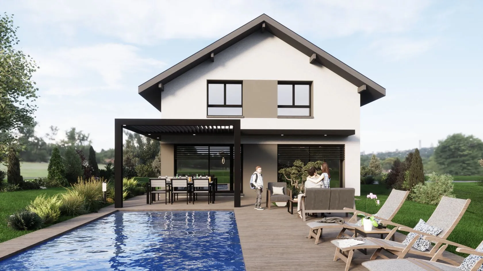 Maison neuve 100 m² à Chaumont (74270)